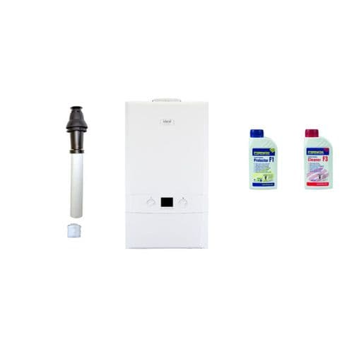 Ideal Logic Max C30 30Kw Combi Boiler With Vertical Flue 228335