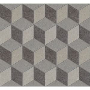 Verona Art Rock Cube Lappato Porcelain Mosaic Tile Grey 295 X 340mm Pack Of 10