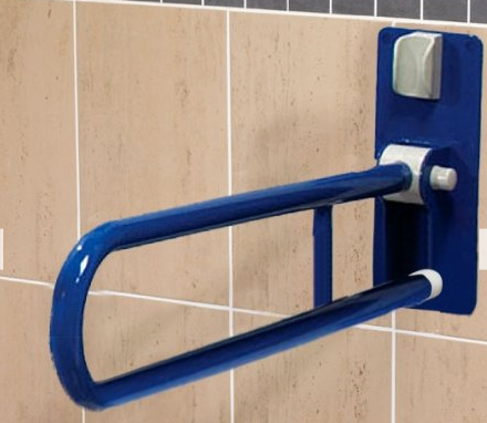 AKW Hinged Fold Up Double Hairpin Rail Blue 32mm