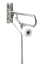 AKW Hinged Fold Up Double Hairpin Rail Adjustable Leg Stainless Steel 32mm