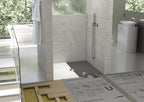 wedi Fundo Ligno Plus shower tray central drain 900x900x23mm