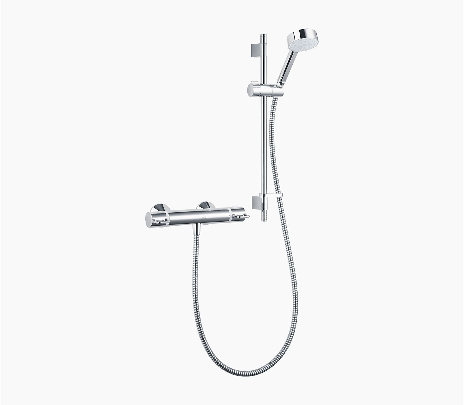 Mira Assist Exposed Single Outlet Bar Shower Mixer Chrome 1.1900.015.