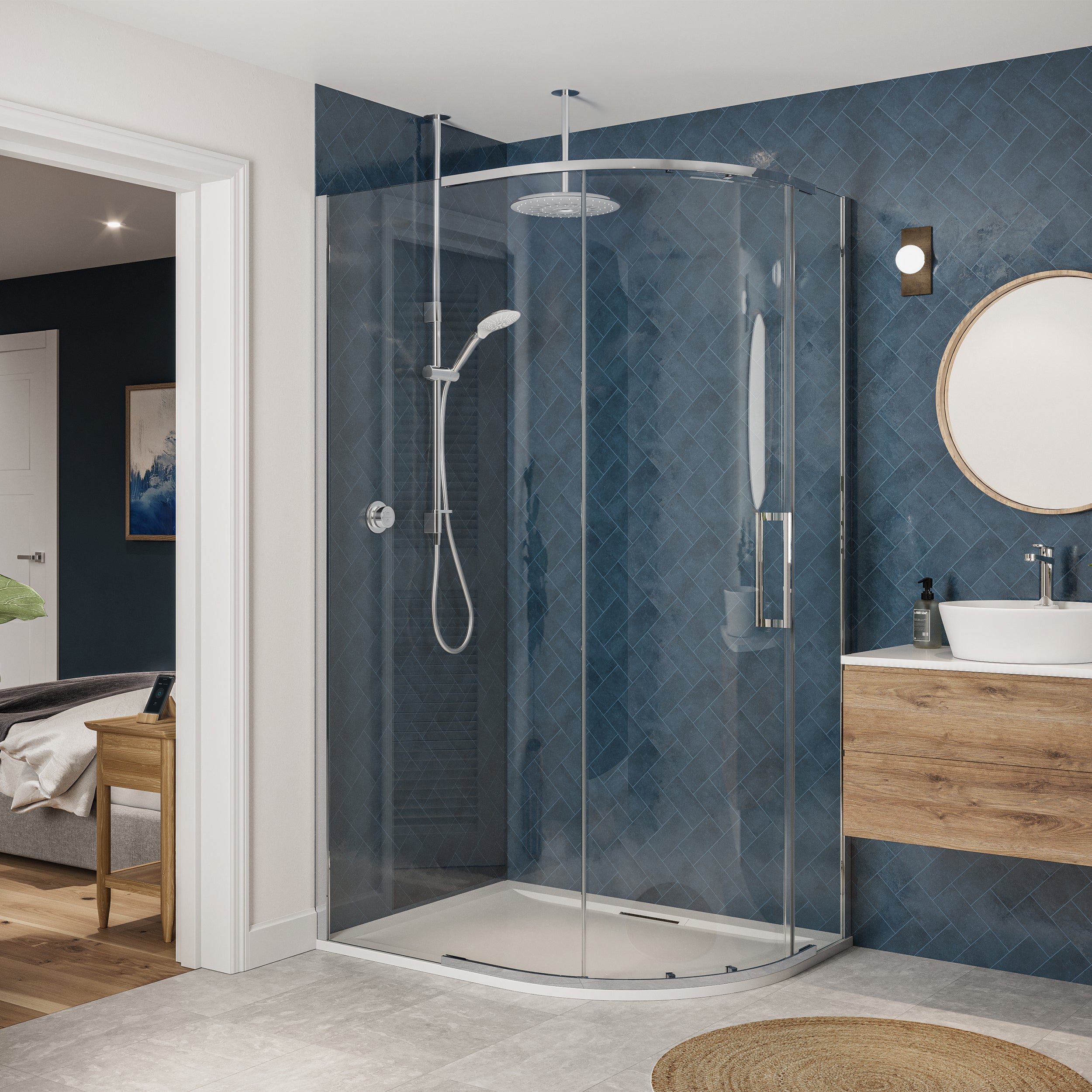 Mira Mode Maxim Pumped Ceiling Fed Shower 1.1980.016