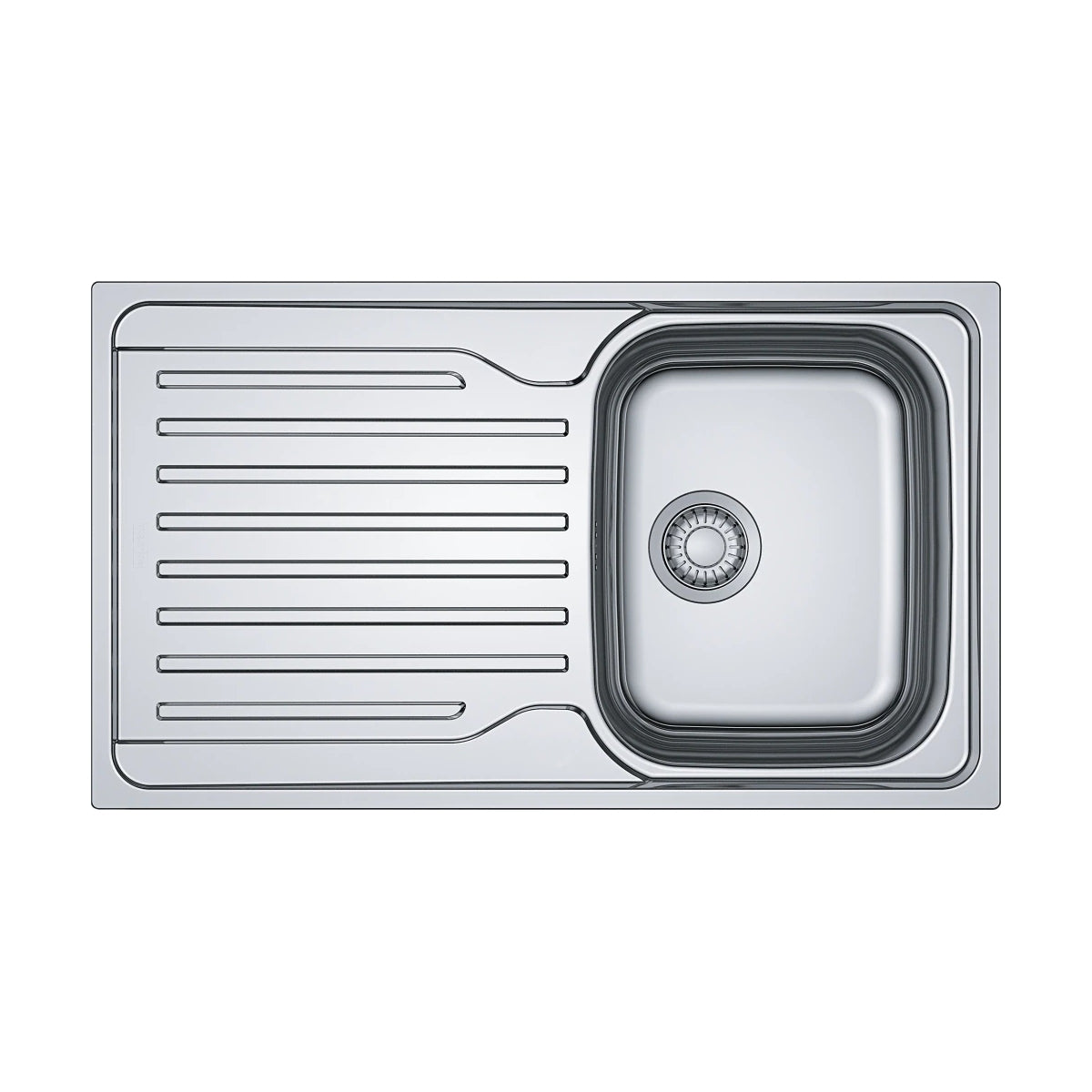 Franke Antea Azn 611-86 Reversible Inset Kitchen Sink Stainless Steel 101.0489.523