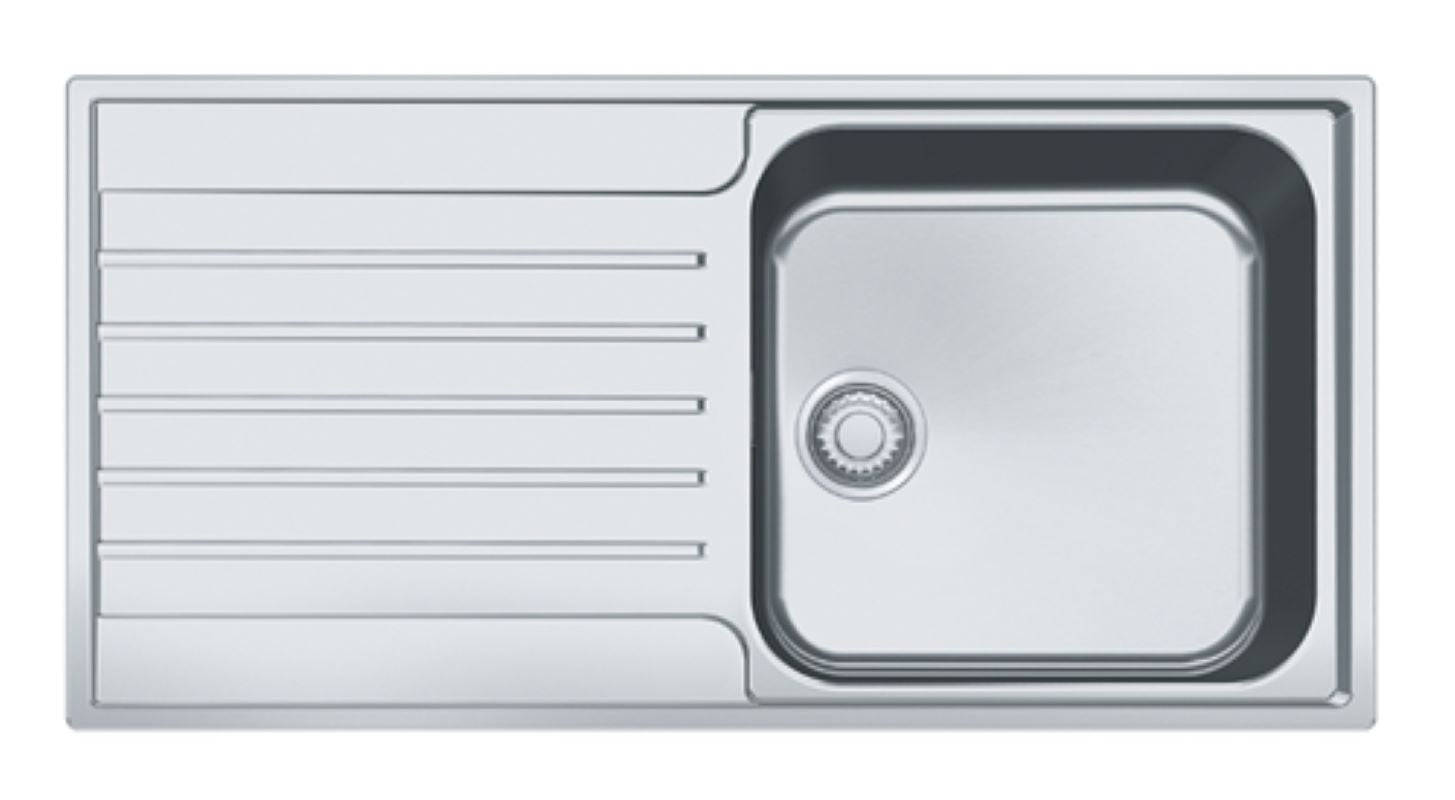 Franke Argos Agx 611-100 Stainless Steel 1.0 Bowl Inset Sink 101.0531.600