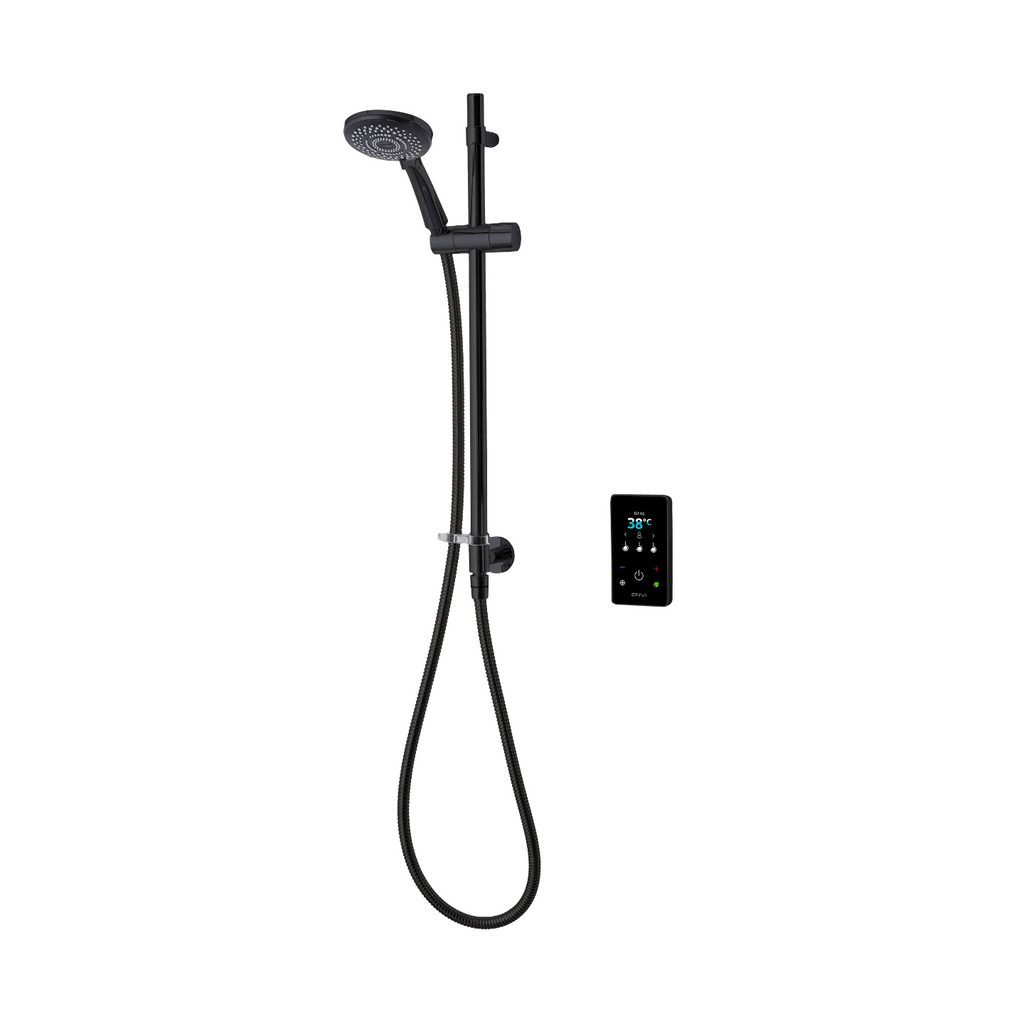 Triton ENVi 10.5kW (Black)Thermostatic Electric Shower Single Outlet Wall fed Kit