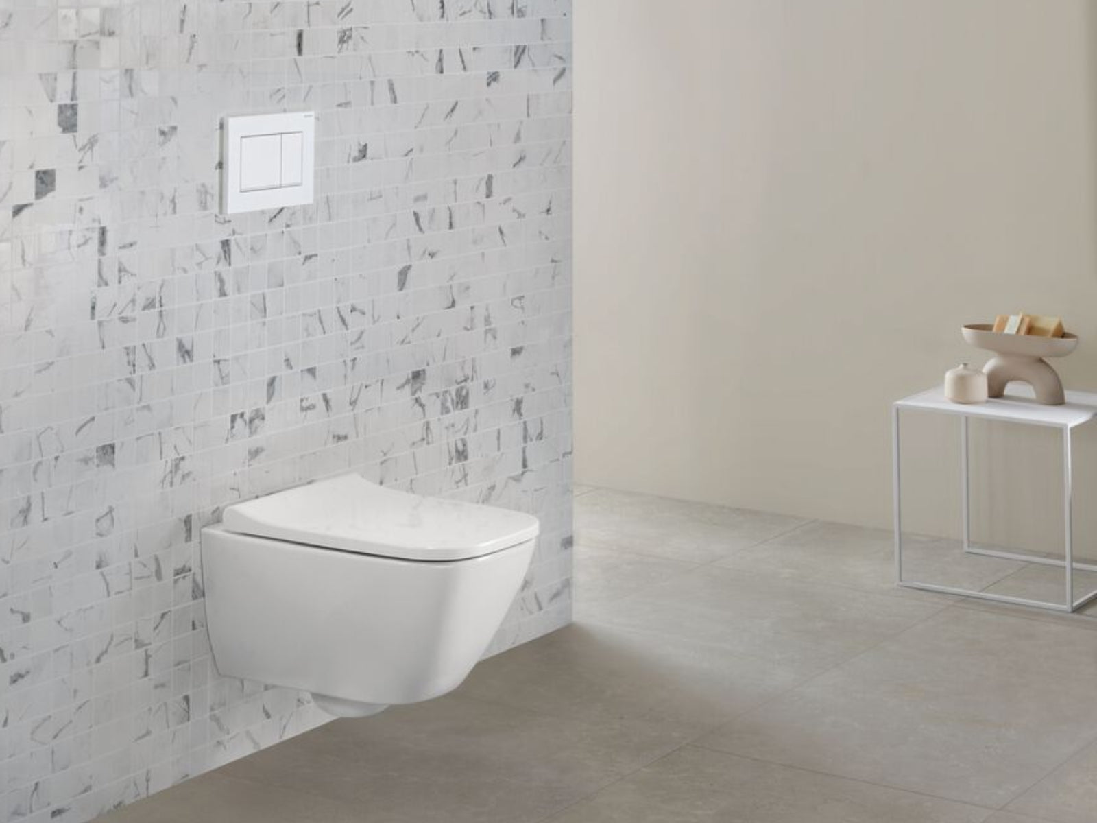 Geberit Smyle Square Wall-Hung WC Short Projection Rimfree 500 379 01 1 500.379.01.1