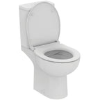 Ideal Standard Simplicity+ Pick Up Pack - Toilet (Including Seat) and 1 Taphole 550mm Basin with Full Pedestal