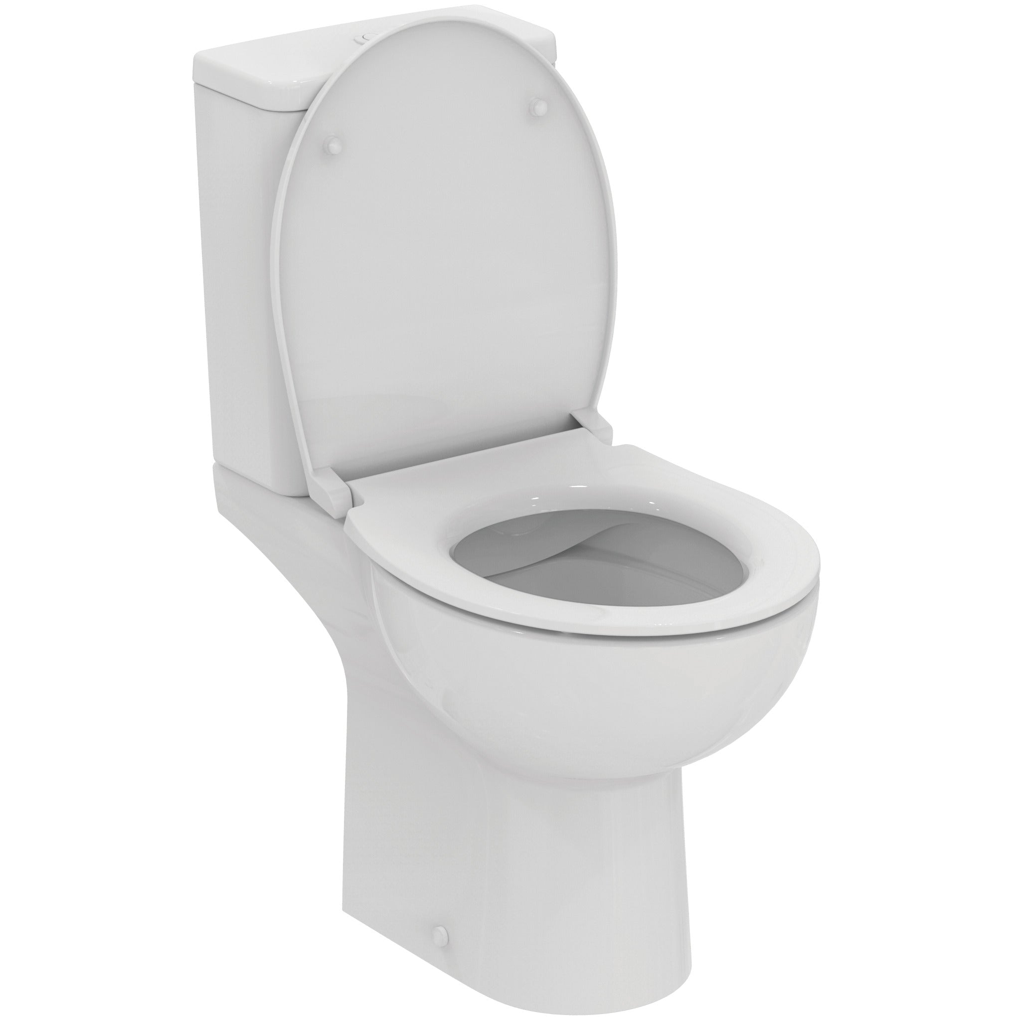 Ideal Standard Simplicity+ Pick Up Pack - Toilet (Including Seat) and 1 Taphole 550mm Basin with Full Pedestal