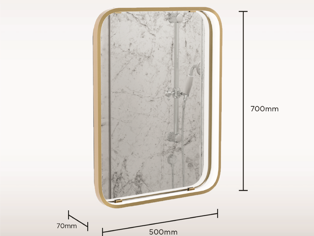 IFLO ALASKA 700X500 COOL WHITE BRASS