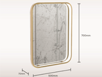 IFLO ALASKA 700X500 COOL WHITE BRASS