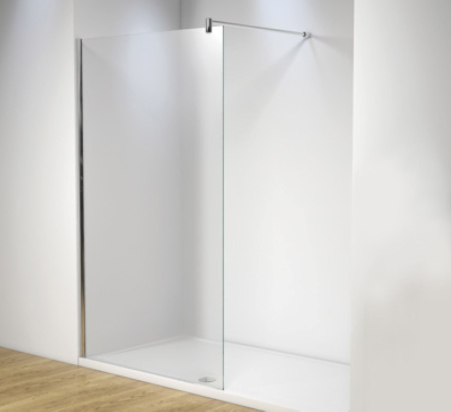 Kudos Showers Ultimate 2 10mm 500mm Glass Panel 10WP500.