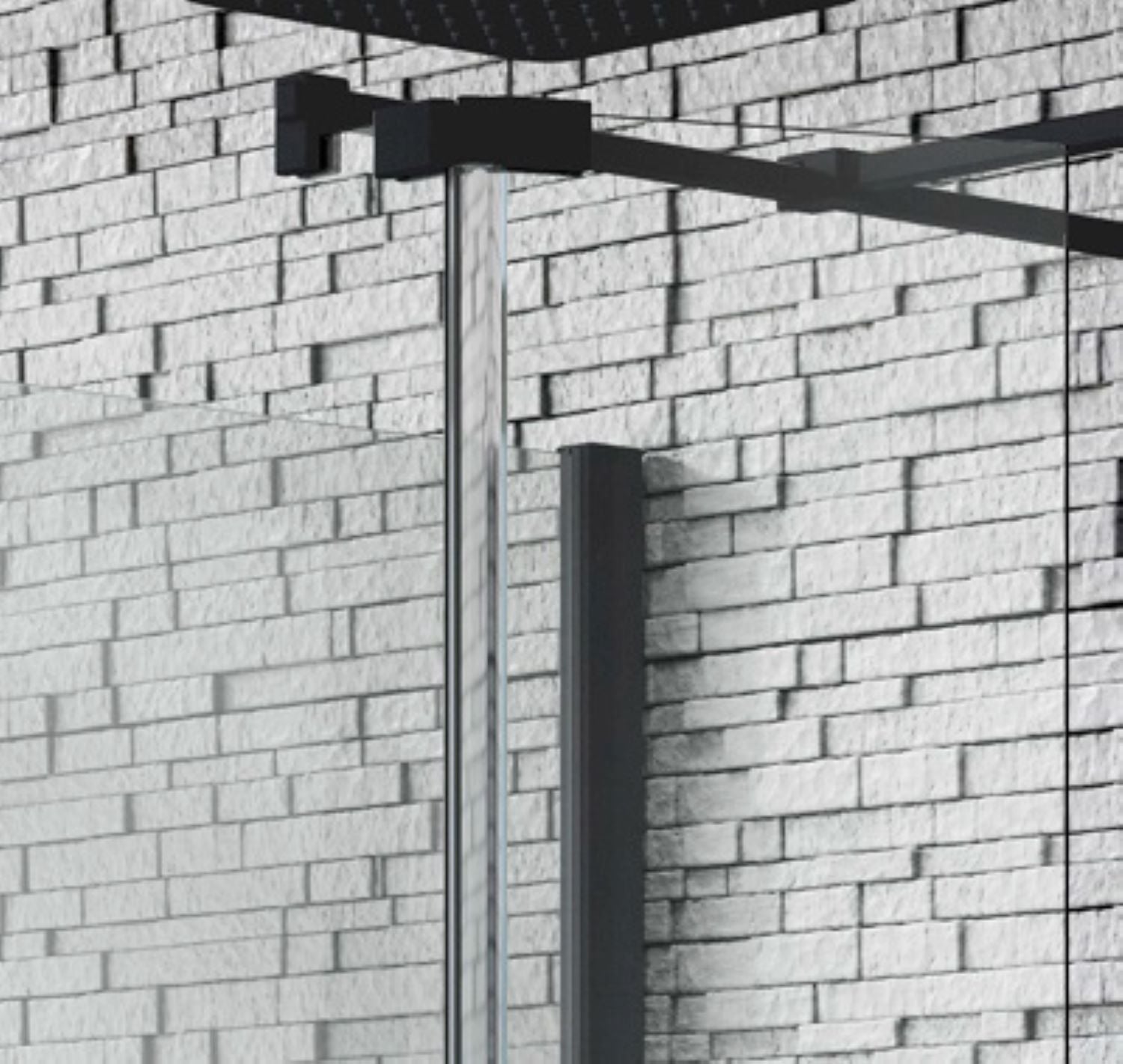 Kudos Showers Ultimate2 Hinged Wetroom Deflector Panel 300mm 10WPHINDPLH.