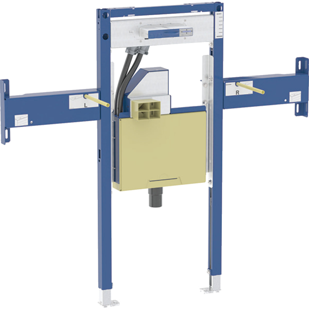 Geberit Duofix element for Geberit ONE BASIN and Geberit ONE wall-mounted tap part-height with concealed turn trap with concealed Clou 125x112130x12cm BASIN width=120cm 111.094.00.2