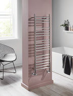 iflo Merapi Polished Stainless Steel Towel Radiator 1200 x 600mm