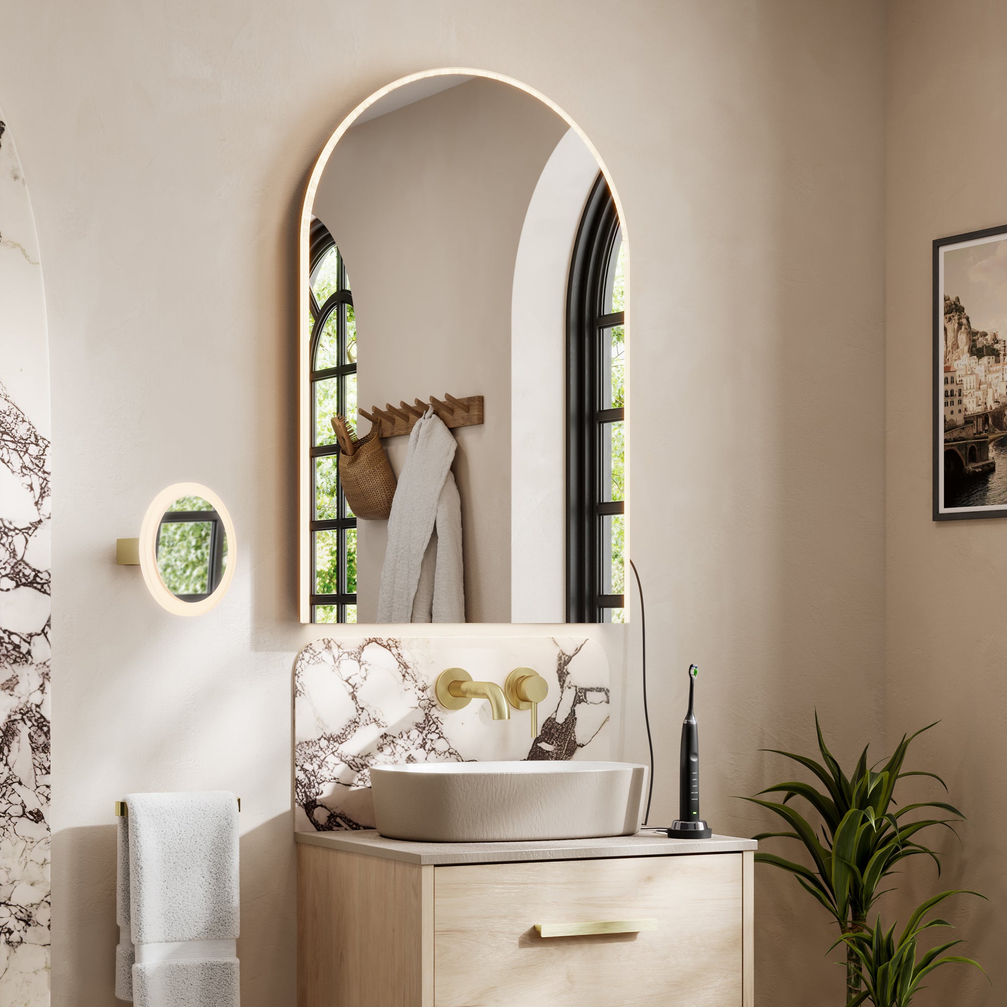 HiB Alba Arch 50 Mirror 56300