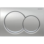 Geberit AL01 ACT plate for dual flush round bright chrome-plated 115.035.21.1