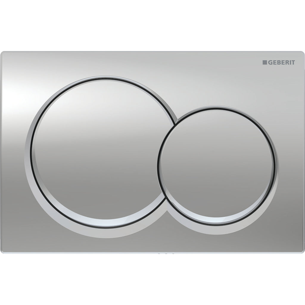 Geberit AL01 ACT plate for dual flush round bright chrome-plated 115.035.21.1