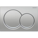 Geberit AL01 ACT plate for dual flush round matt chrome-plated 115.035.46.1