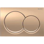 Geberit AL01 ACT plate for dual flush round red gold 115.035.QA.1