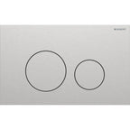 Geberit SIG40 ACT plate for dual flush round brushed easy-to-clean coated 115.628.FW.1
