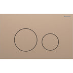 Geberit SIG40 ACT plate for dual flush round red gold brushed easy-to-clean coated 115.628.QB.1
