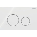 Geberit SIG40 ACT plate for dual flush round white 115.628.SI.1
