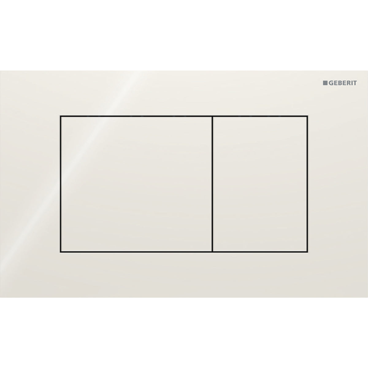 Geberit SIG40 ACT plate for dual flush square sand grey 115.629.JL.1