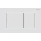 Geberit SIG40 ACT plate for dual flush square white matt easy-to-clean coated 115.629.JT.1