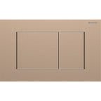 Geberit SIG40 ACT plate for dual flush square red gold brushed easy-to-clean coated 115.629.QB.1