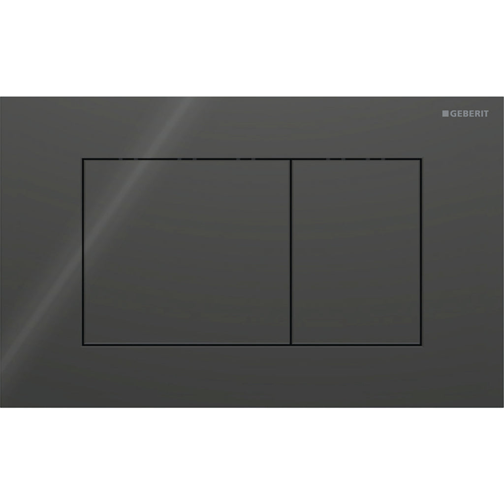 Geberit SIG40 ACT plate for dual flush square black 115.629.SJ.1