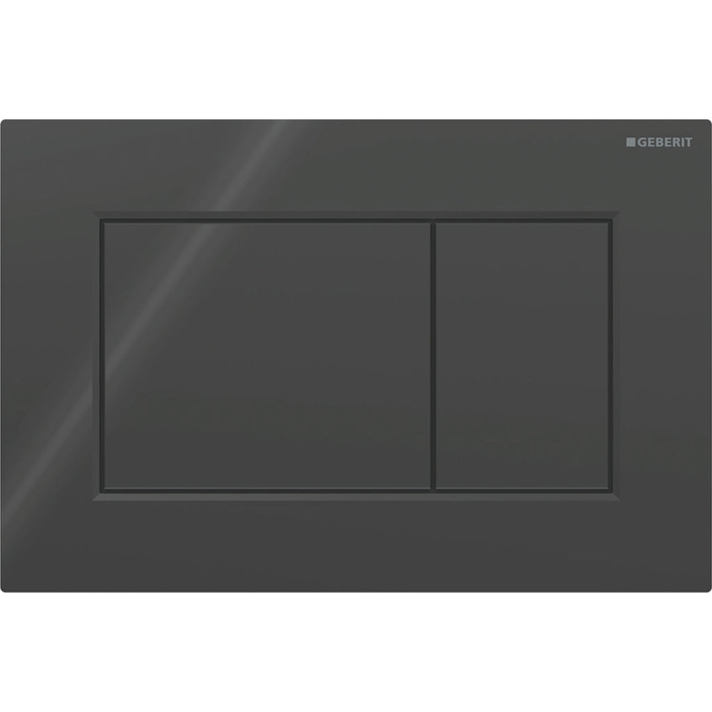 Geberit SIG01 ACT plate for dual flush square black 115.660.DW.1