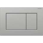 Geberit SIG01 ACT plate for dual flush square matt chrome easy-to-clean coated 115.660.JQ.1