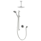 Aqualisa Quartz Touch Smart Divert With Concealed Adjustable & Fixed Ceiling Heads HP/Combi QZST.A1.BV.DVFC.23.