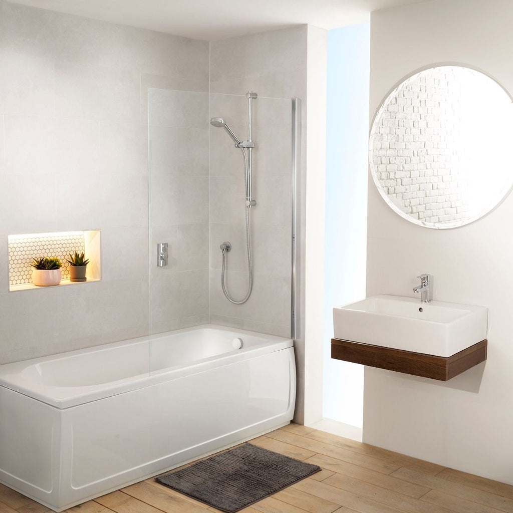 Aqualisa Visage Q Smart Shower Concealed With Adjustable Head And Bath Fill Gravity Fed VSQ.A2.BV.DVBTX.23