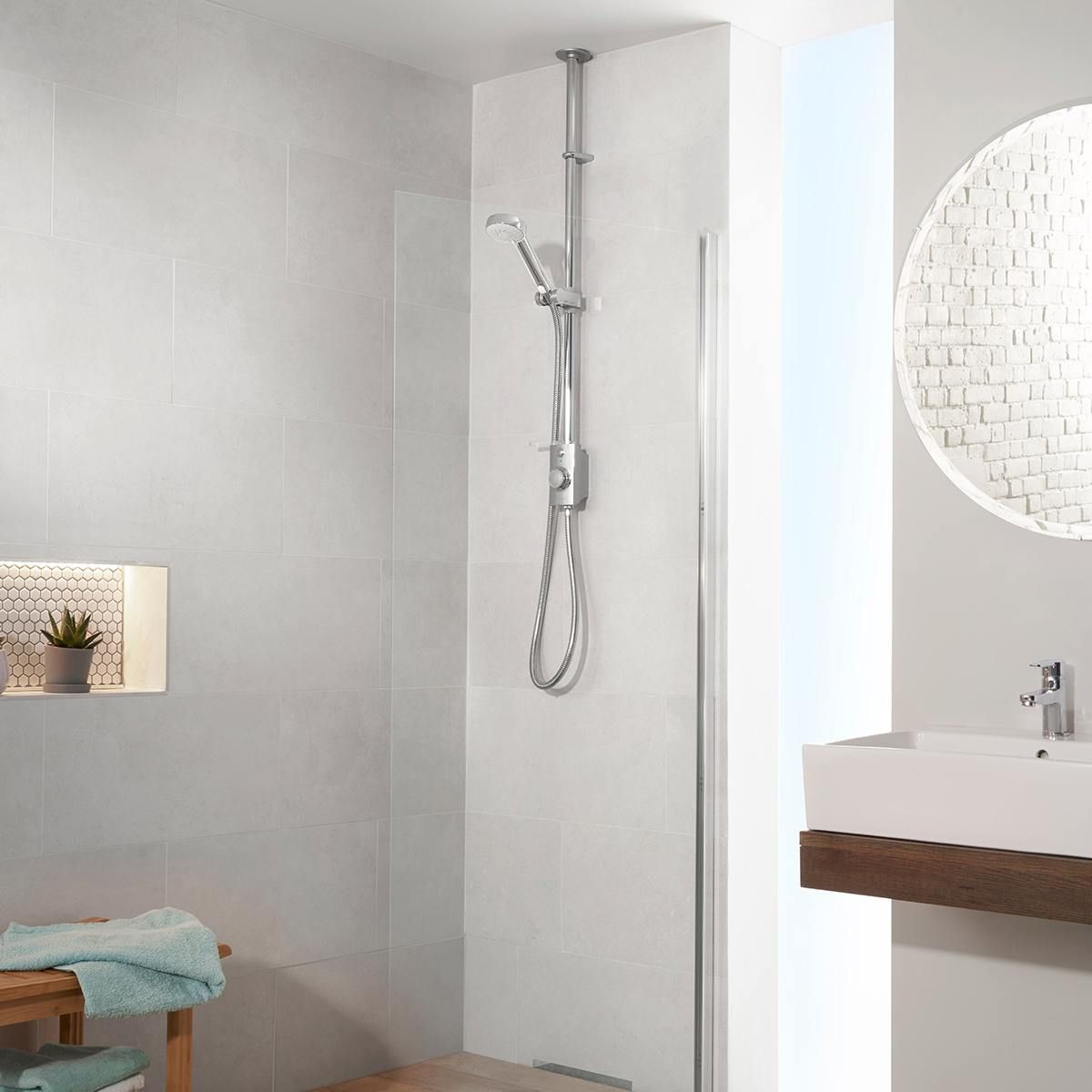 Aqualisa Visage Q Smart Shower Exposed With Adjustable Head HP/CombiVSQ.A1.EV.23