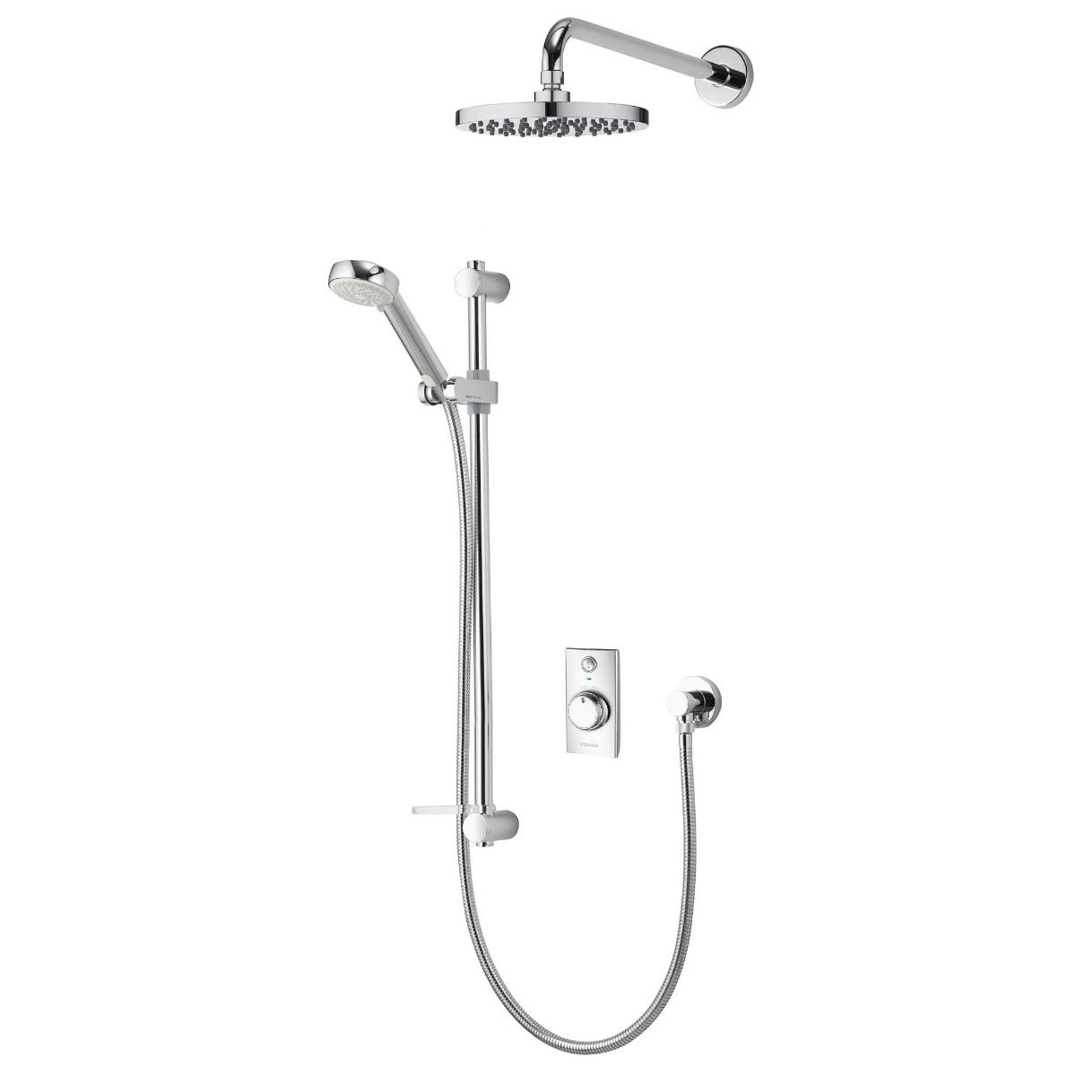 Aqualisa Visage Q Smart Shower Concealed With Adjustable And Wall Fixed Head HP/CombiVSQ.A1.BV.DVFW.23