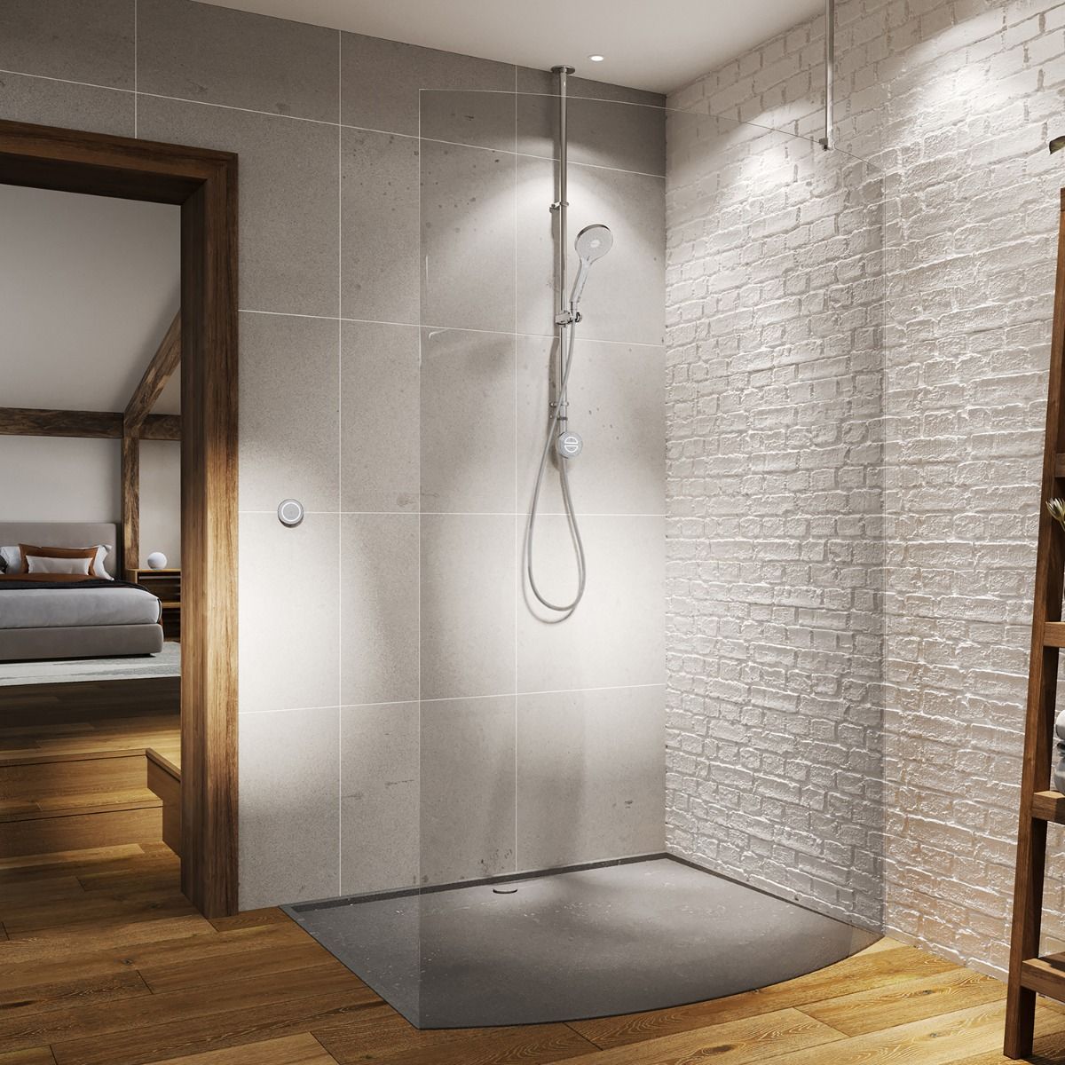 Aqualisa Unity Q Smart Shower Exposed With Adjustable Head Gravity Fed UTQ.A2.EV.23
