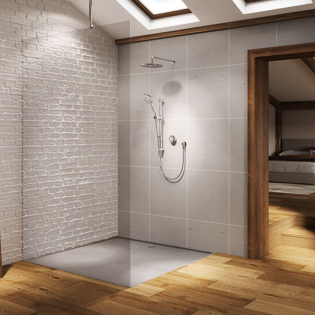 Aqualisa Unity Q Smart Shower Concealed With Adjustable And Wall Fixed Head Gravity Fed UTQ.A2.BV.DVFW.23