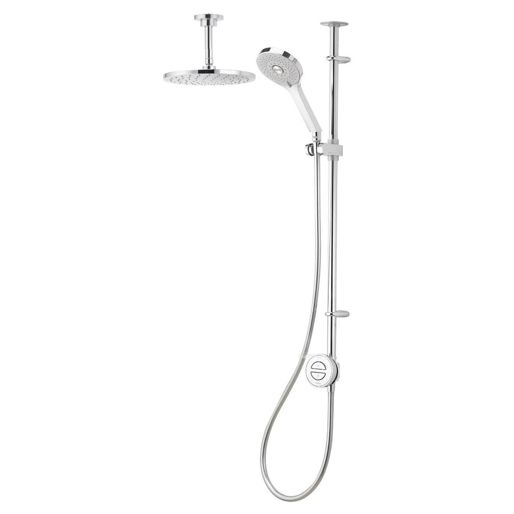 Aqualisa Unity Q Smart Shower Exposed With Adjustable And Ceiling Fixed Head HP/CombiUTQ.A1.EV.DVFC.23
