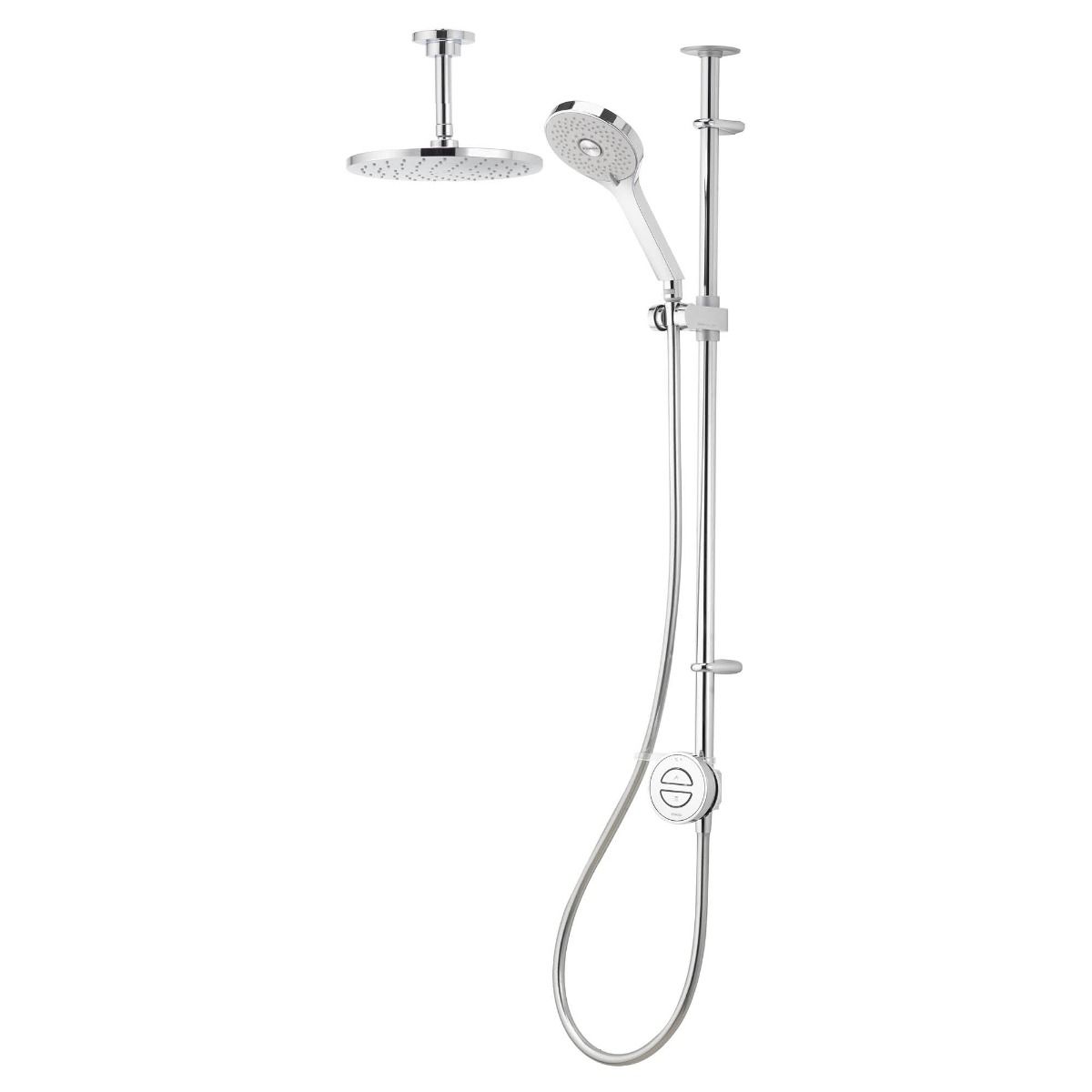Aqualisa Unity Q Smart Shower Exposed With Adjustable And Ceiling Fixed Head HP/CombiUTQ.A1.EV.DVFC.23