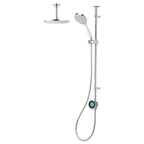 Aqualisa Optic Q Smart Shower Exposed With Adjustable And Ceiling Fixed Head Gravity Fed OPQ.A2.EV.DVFC.23