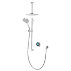 Aqualisa Optic Q Smart Shower Concealed With Adjustable And Ceiling Fixed Head Gravity Fed OPQ.A2.BV.DVFC.23