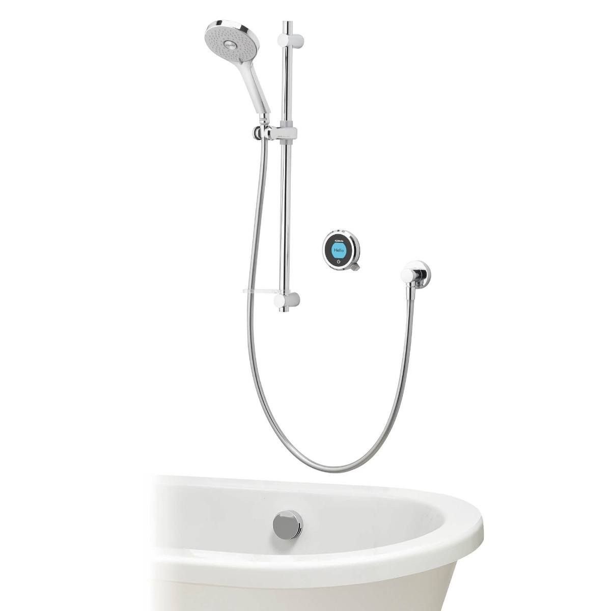 Aqualisa Optic Q Smart Shower Concealed With Adjustable Head And Bath Fill Gravity Fed OPQ.A2.BV.DVBTX.23.