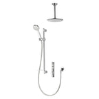 Aqualisa iSystem Smart Divert Concealed Adjustable With Ceiling Fixed Heads Gp ISD.A2.BV.DVFC.23
