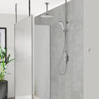 Aqualisa iSystem Smart Divert Exp Adjustable With Ceiling Fx Heads HP/CombiISD.A1.EV.DVFC.23