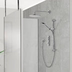 Aqualisa iSystem Smart Divert Concealed Adjustable With Wall Fx Heads HP/CombiISD.A1.BV.DVFW.23