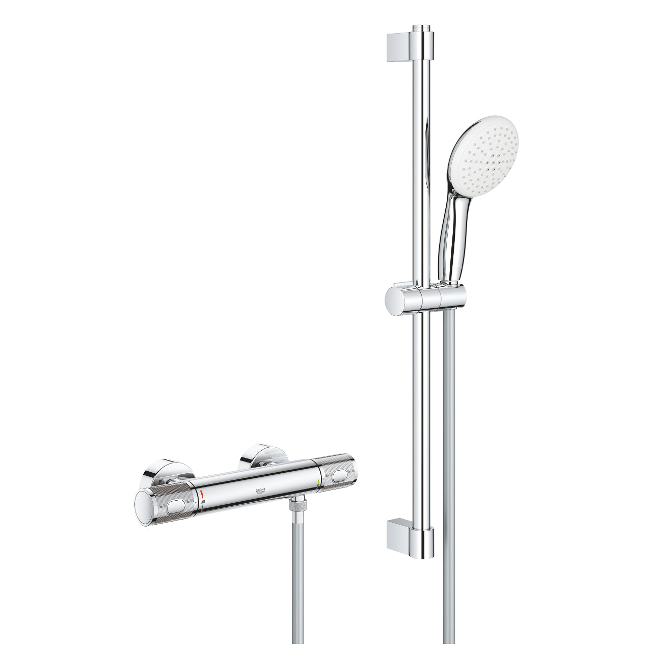 Grohe Grohtherm 1000 Performance Thermostatic Mixer Bar Shower Chrome