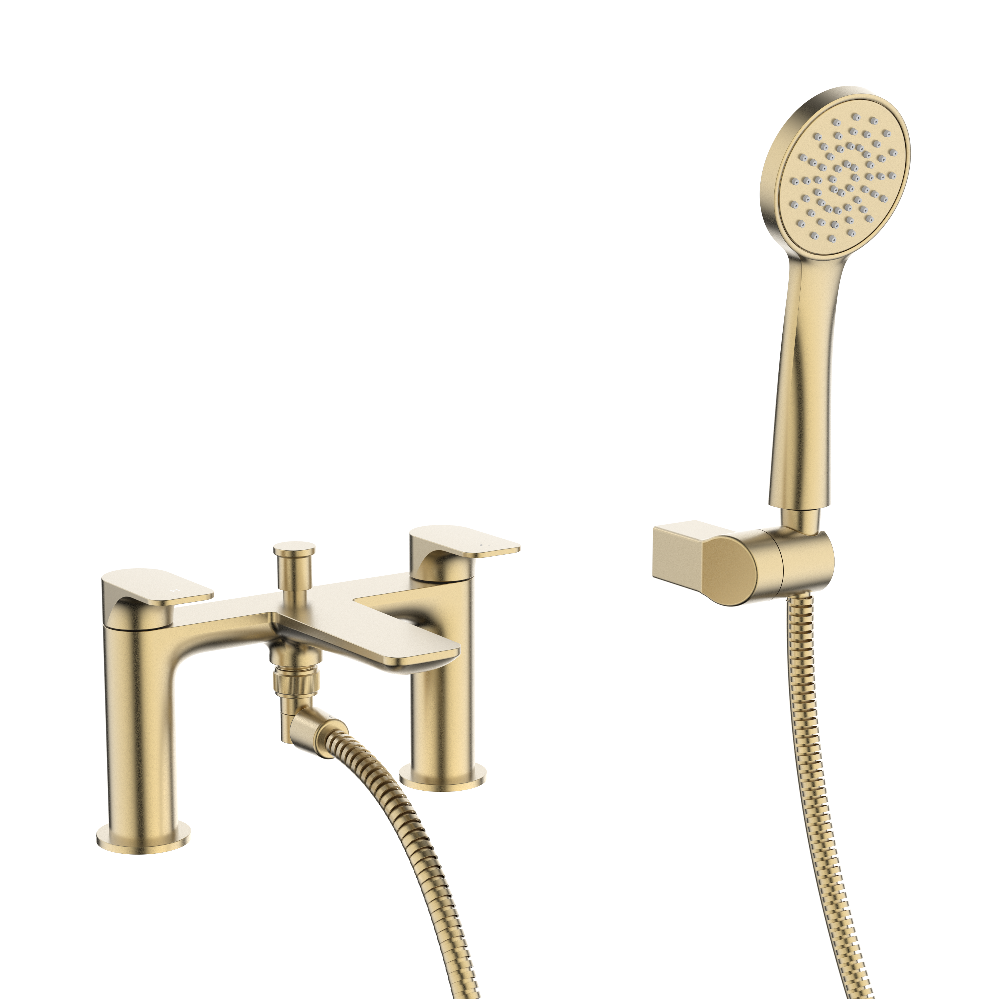 Crosswater Fuse Bath Shower Mixer Tap Brushed Brass