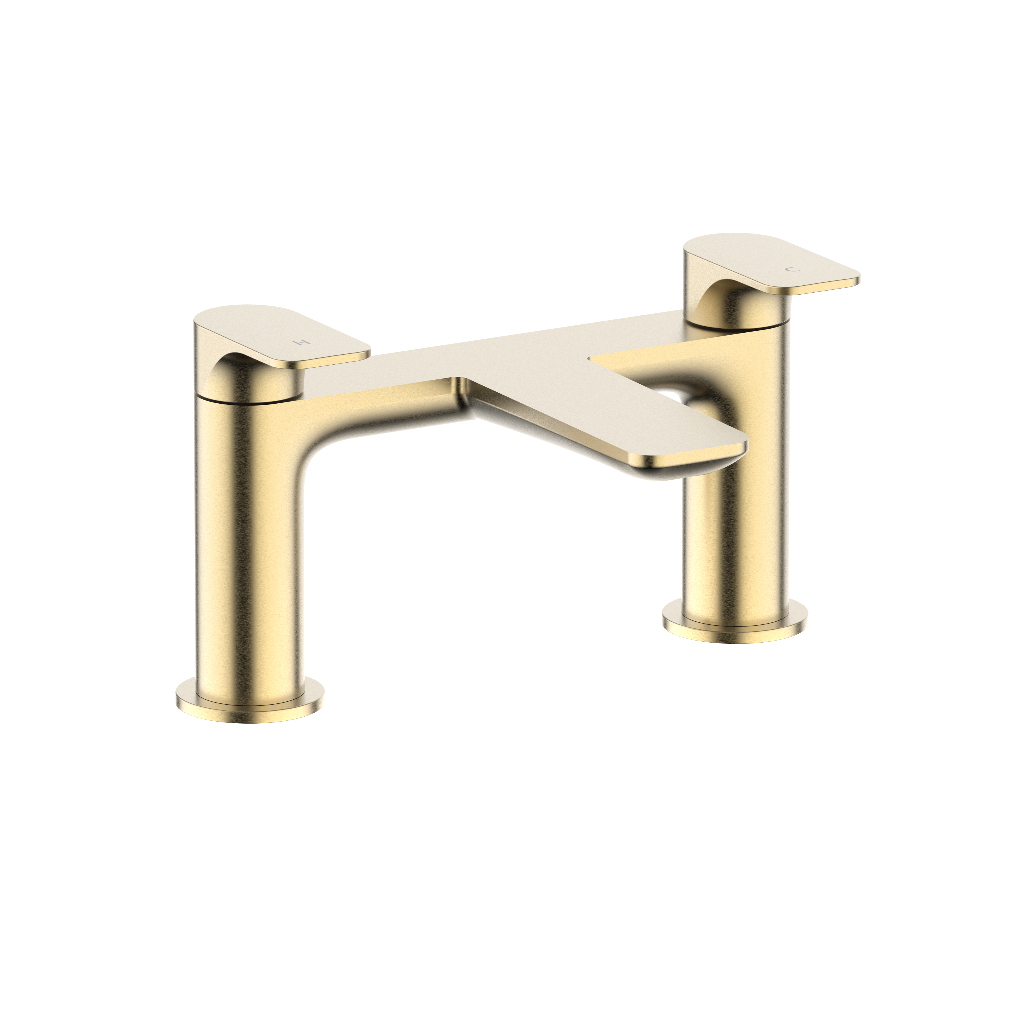 Crosswater Fuse Bath Filler Tap Brushed Brass